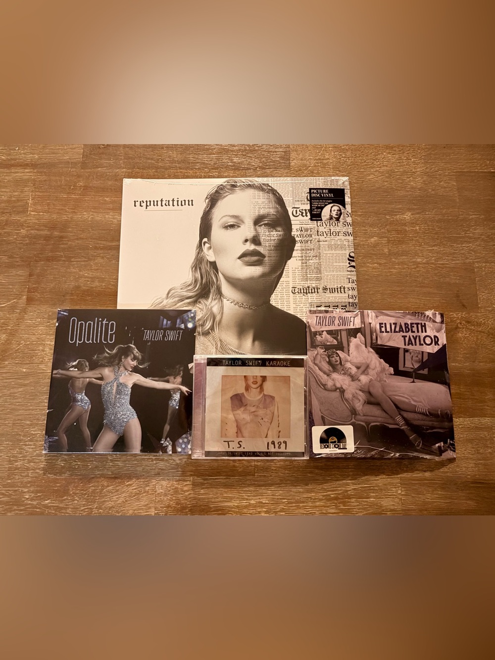 Taylor Swift Collector Lot Reputation Vinyl Opalite +CD 1989 Karaoke +RSD Vinyl